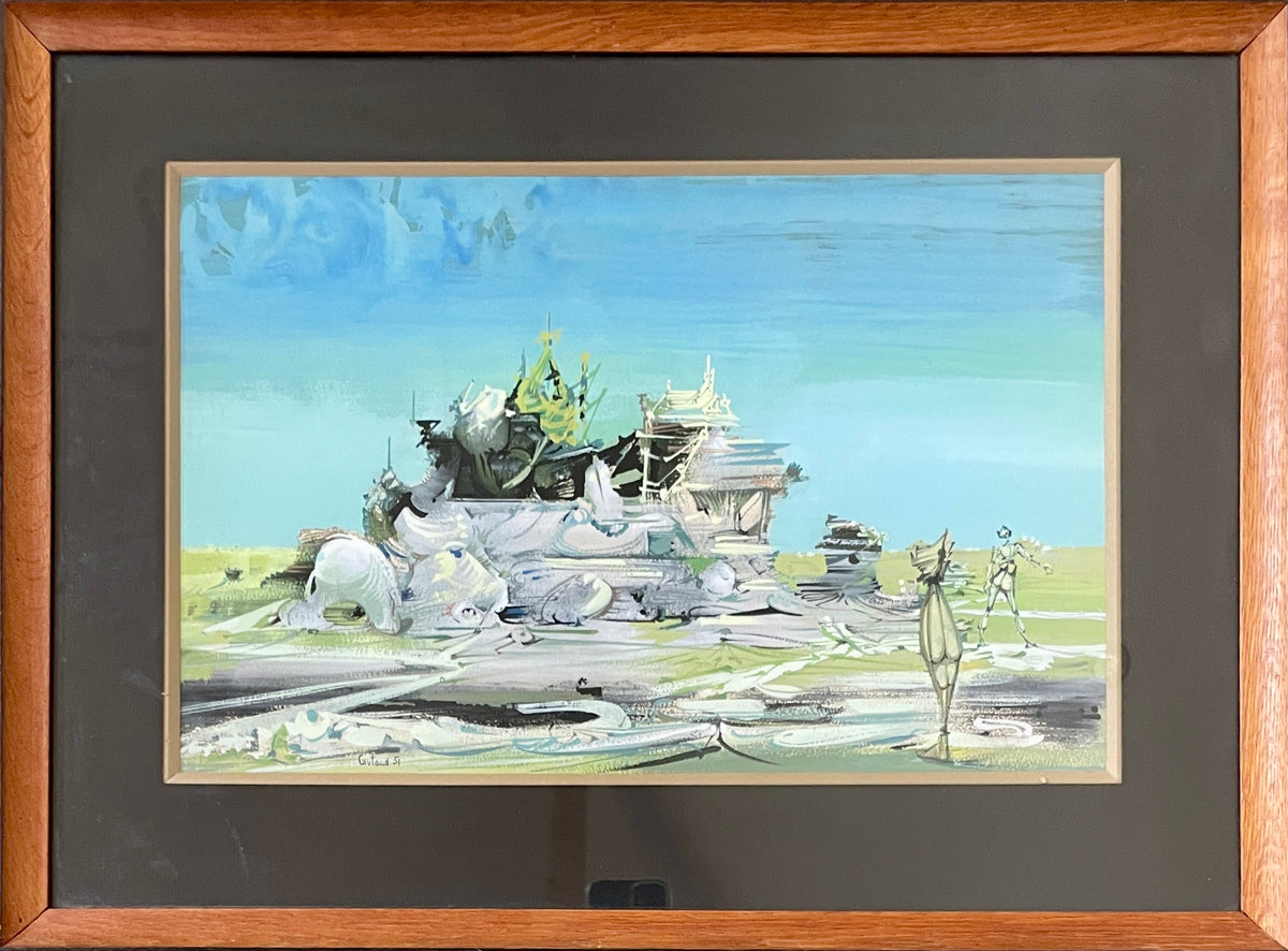 Lucien COUTAUD (1904-1977) - Le Château Lacoste