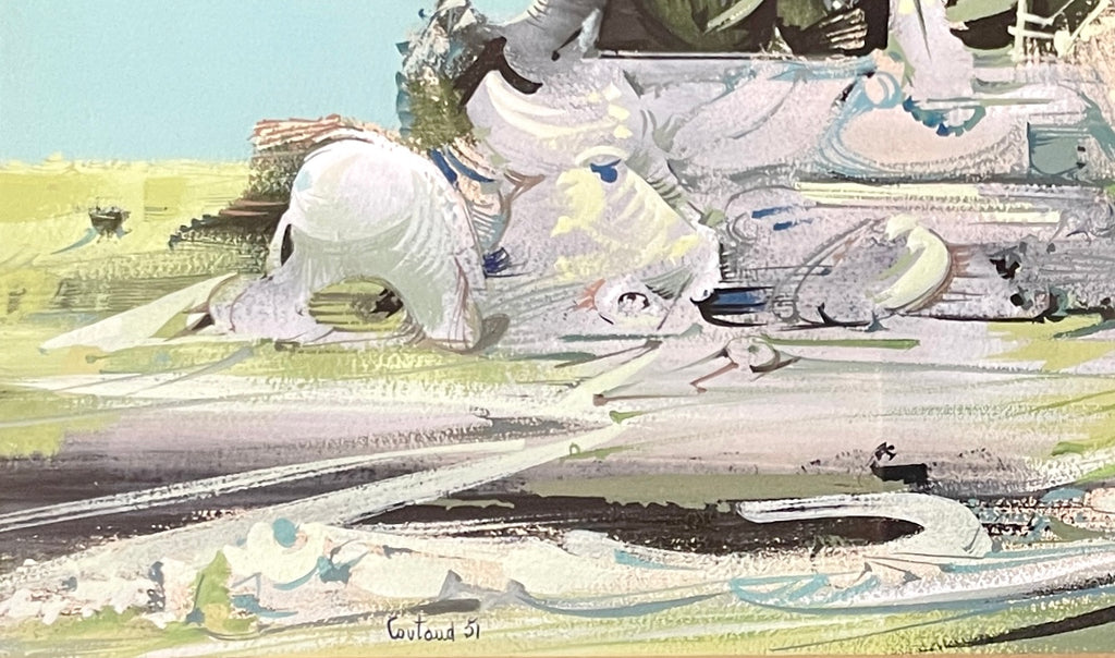 Lucien COUTAUD (1904-1977) - Le Château Lacoste