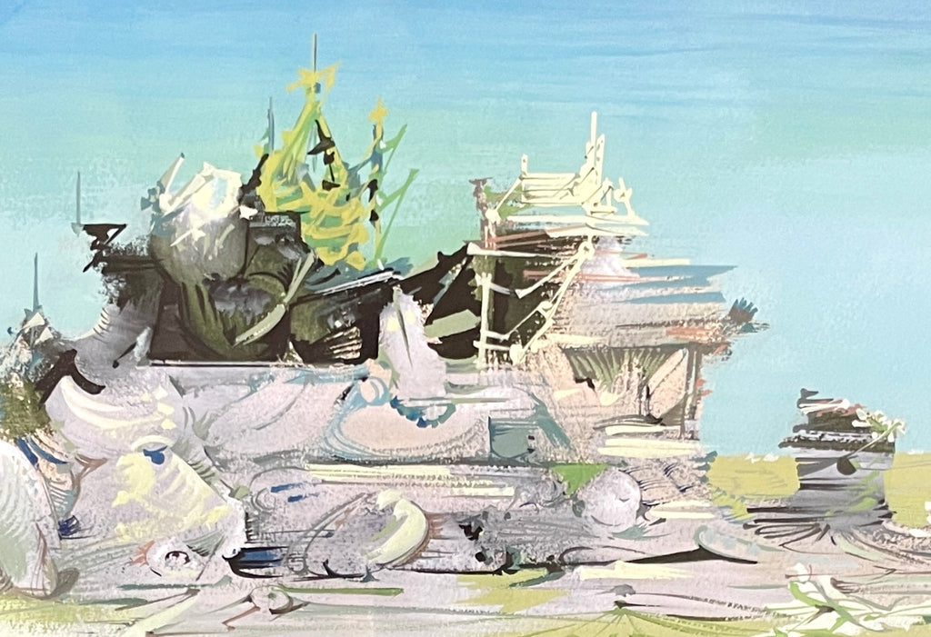 Lucien COUTAUD (1904-1977) - Le Château Lacoste