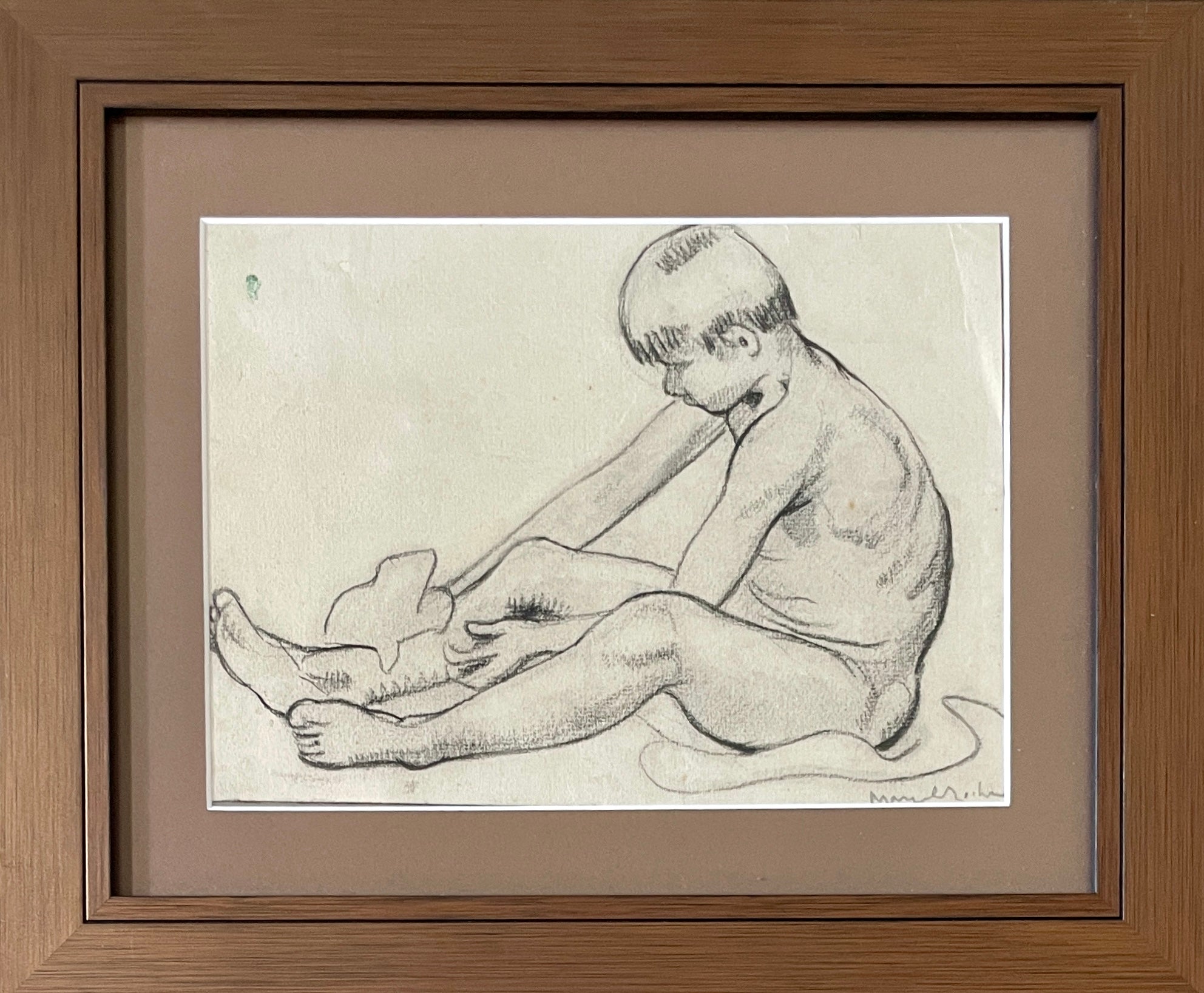 Marcel ROCHE (1890-1959) - Enfant assis