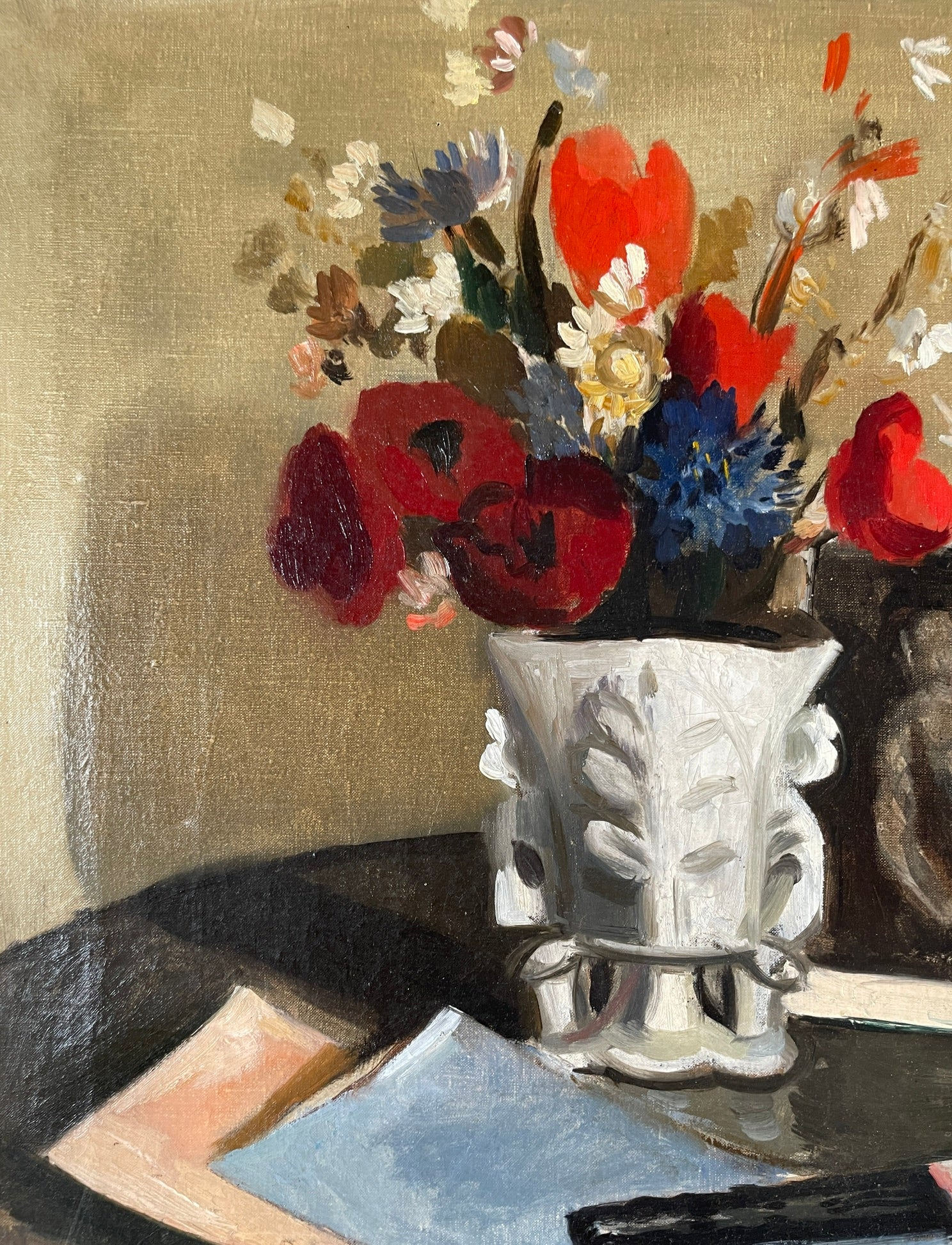 Georges DAREL (1892-1943) - Nature morte au vase fleuri
