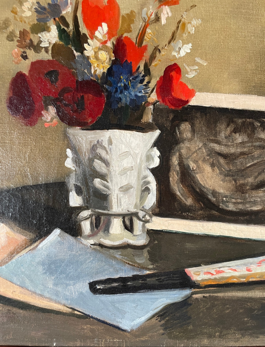 Georges DAREL (1892-1943) - Nature morte au vase fleuri