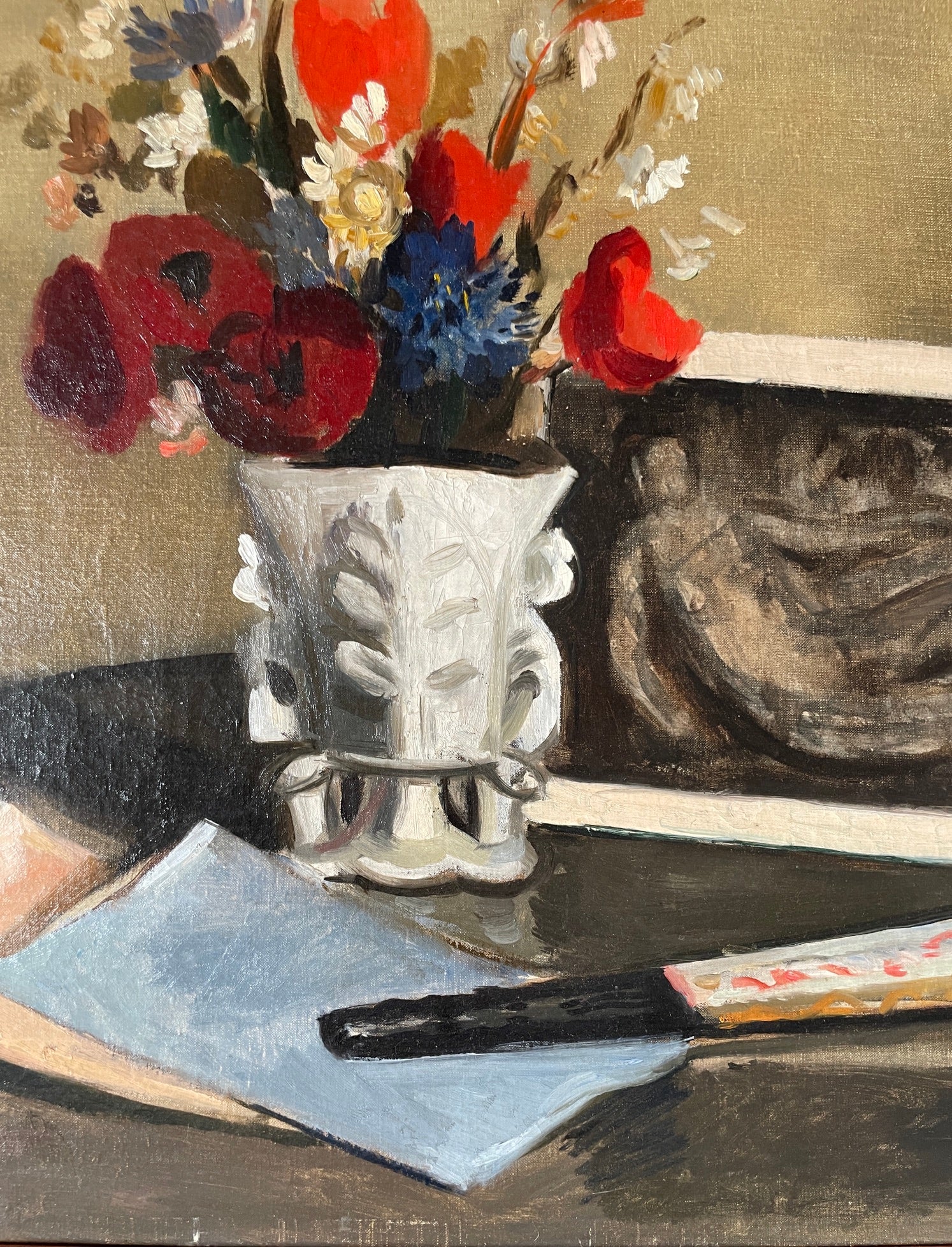 Georges DAREL (1892-1943) - Nature morte au vase fleuri