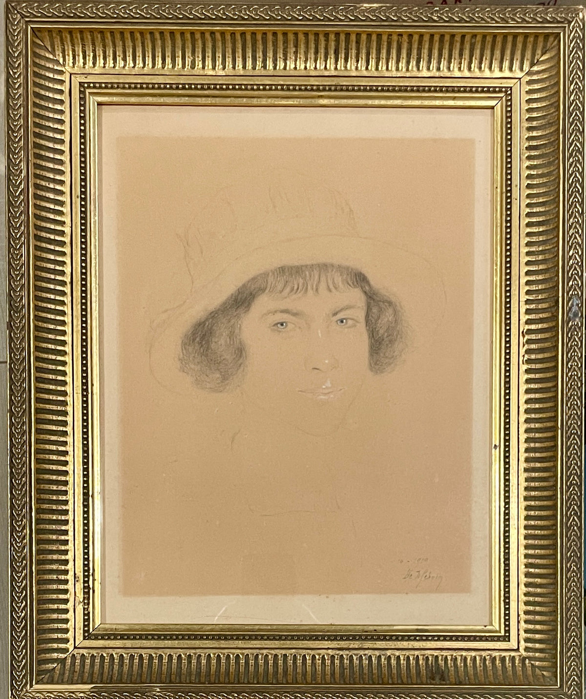 François DE HERAIN (1877-1962) - Portrait féminin