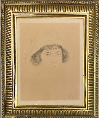 François DE HERAIN (1877-1962) - Portrait féminin