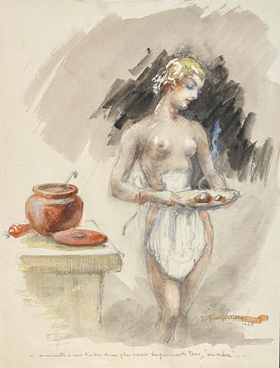 Georges VILLA (1883-1965) - Nu féminin debout