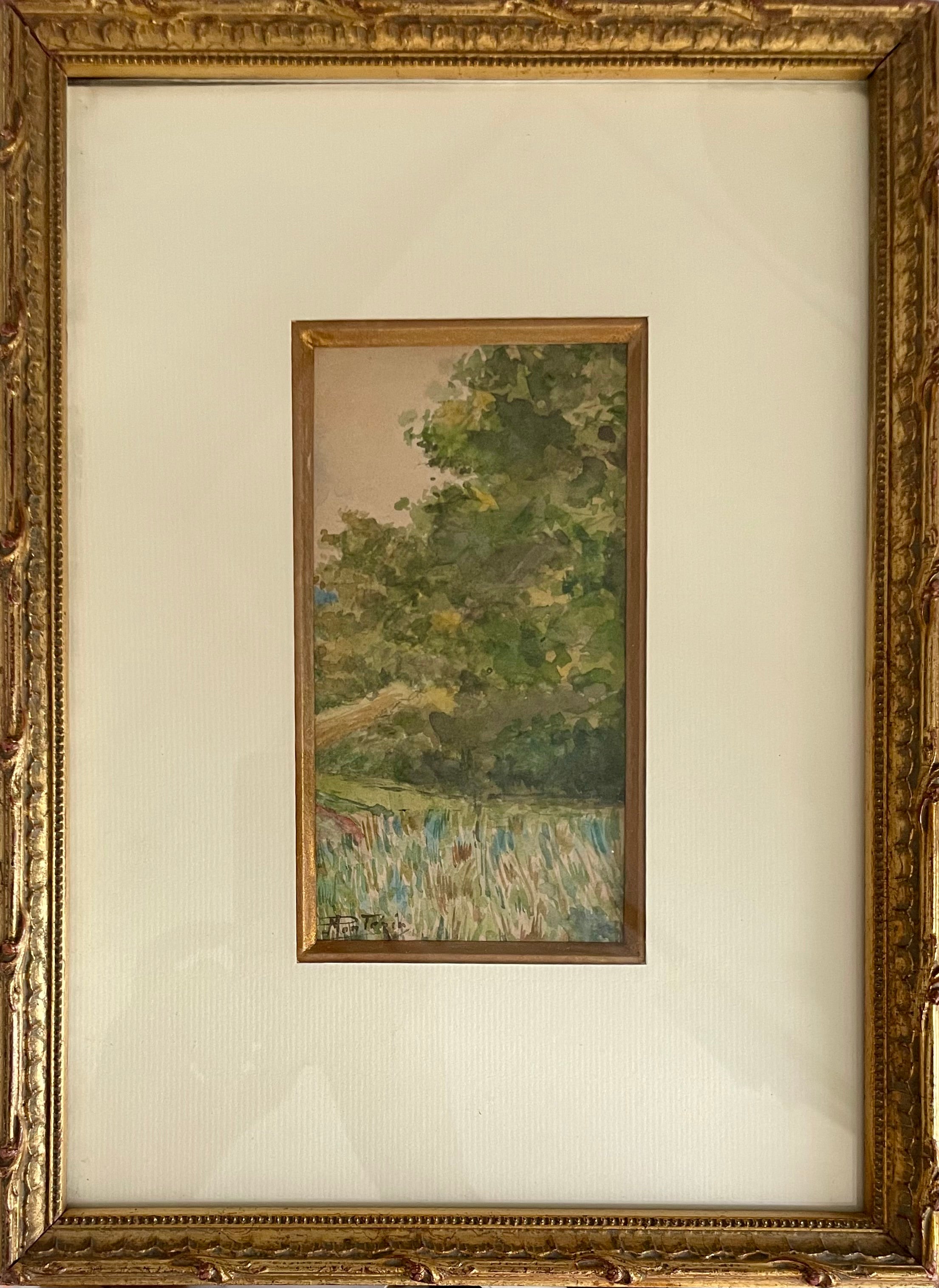 Pierre Eugène MONTEZIN (1874-1946) - Paysage arboré